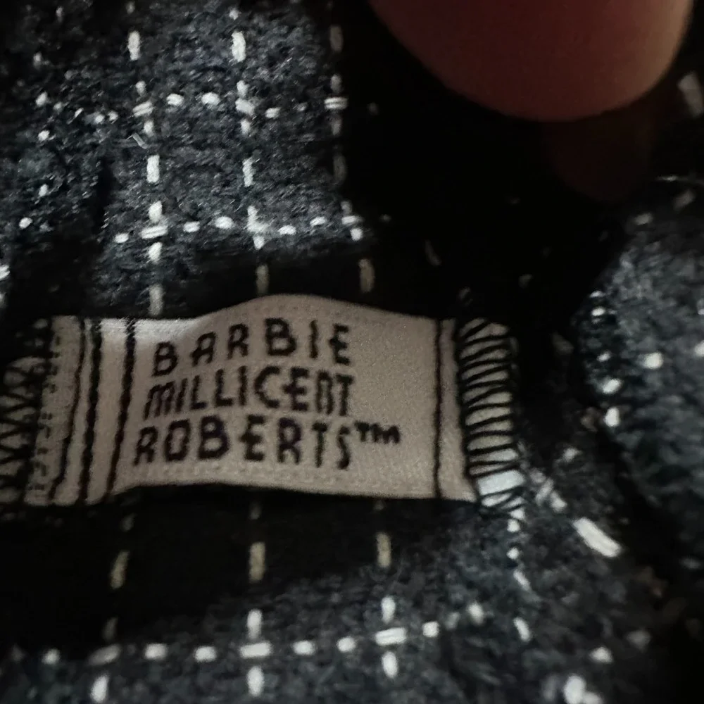 Barbie Millicent Roberts Black White Windowpane Check Jacket Pearl Buttons Doll‎